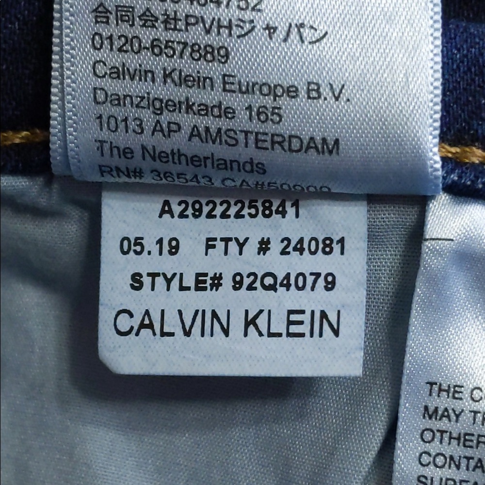 Calvin Klein Jeans Mid Rise Skinny Ankle Jeans - Picture 11 of 15